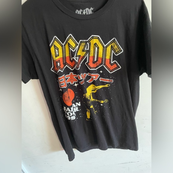 ACDC graphic tee Japan Tour Black - Picture 1 of 2